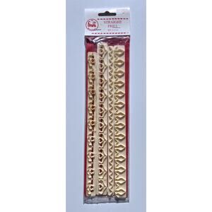 FMM Straight Frill Cutters Set 2 (5–8) – Sugarcraft Fondant/Gum Paste